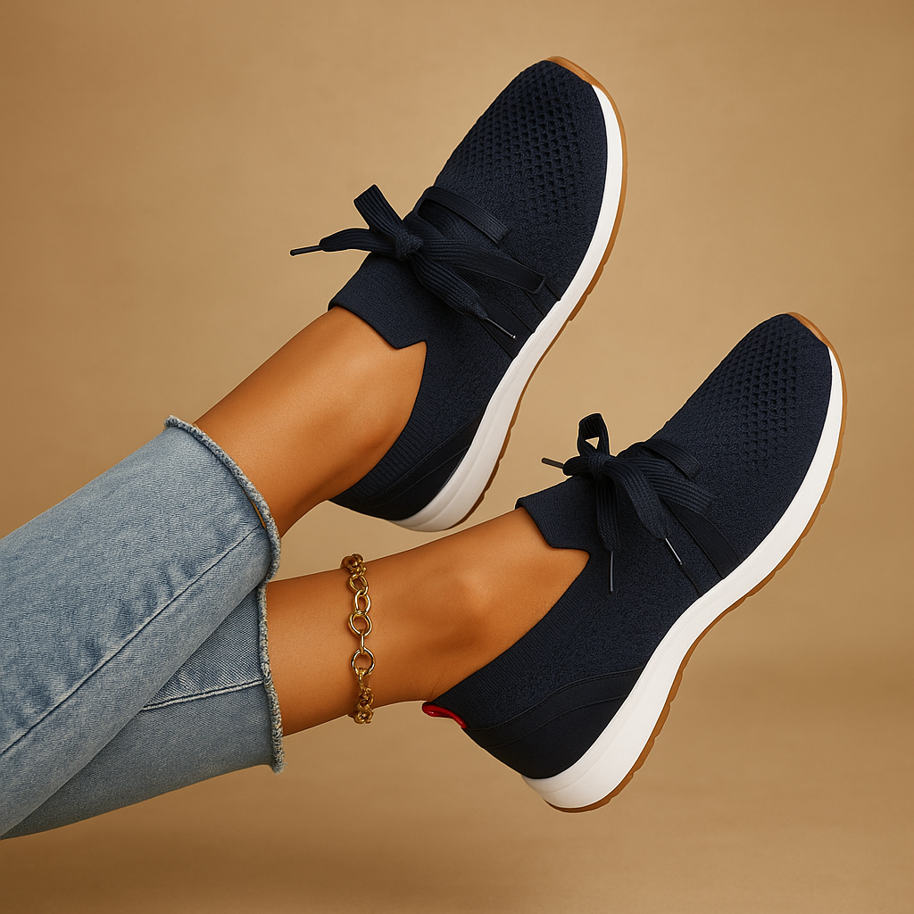 Women’s Lace-Up Sneakers with Soft Insole