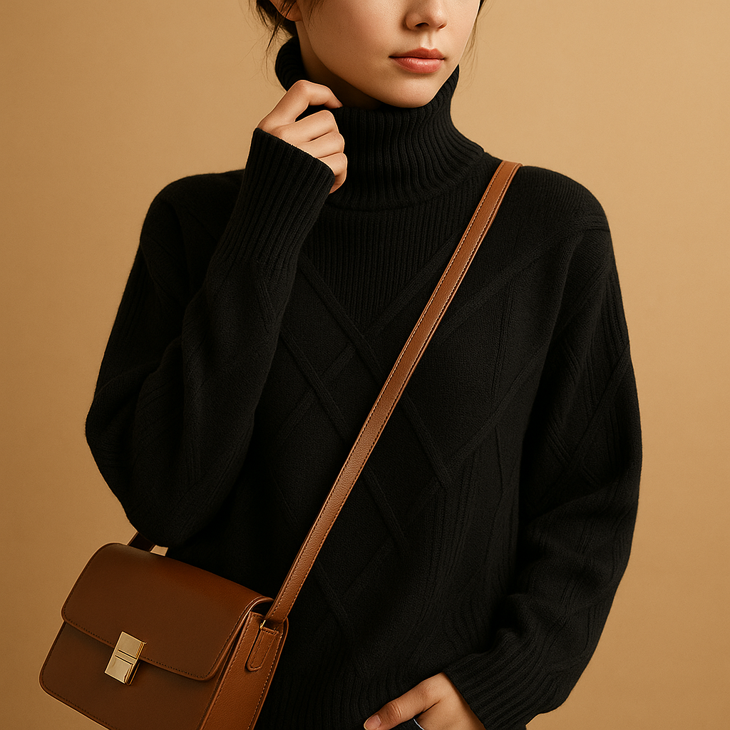 Women’s Knit Turtleneck Sweater