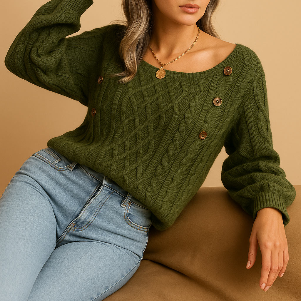 Women’s Classic Long-Sleeve Knit Sweater