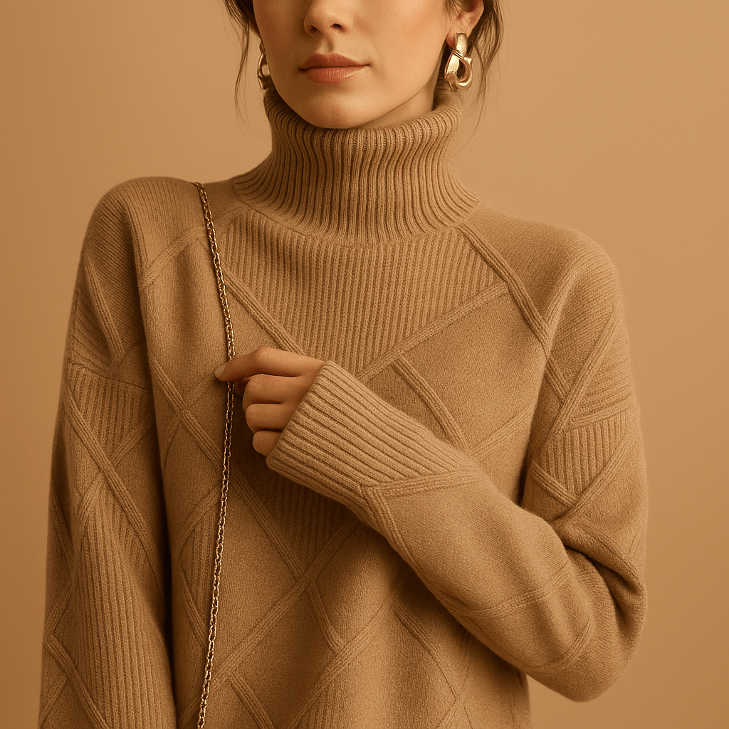 Women’s Knit Turtleneck Sweater - North Wardrobe
