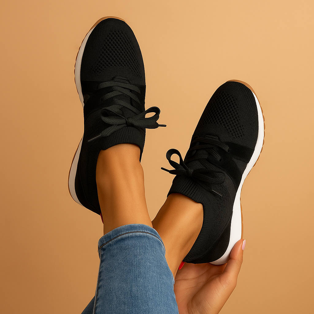 Women’s Lace-Up Sneakers with Soft Insole