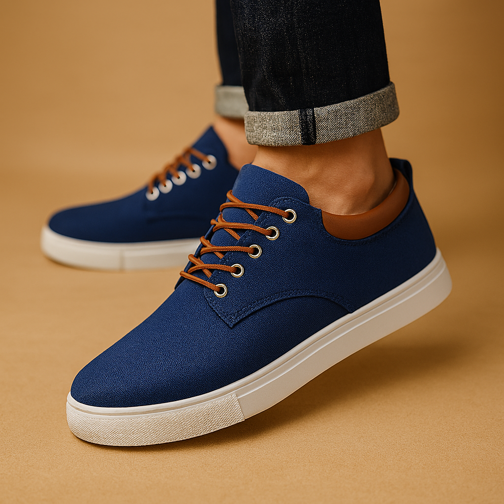 Men’s Slip-On Shoes with Supportive Sole