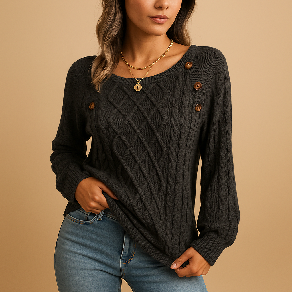 Women’s Classic Long-Sleeve Knit Sweater