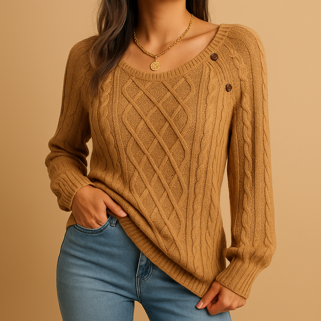 Women’s Classic Long-Sleeve Knit Sweater