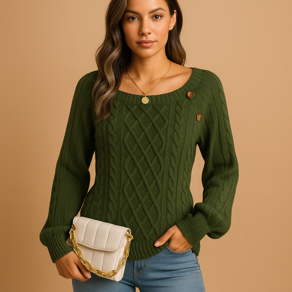 Women’s Classic Long-Sleeve Knit Sweater