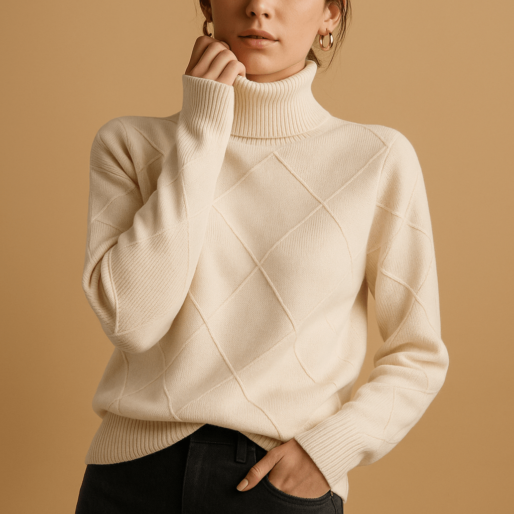 Women’s Knit Turtleneck Sweater - North Wardrobe