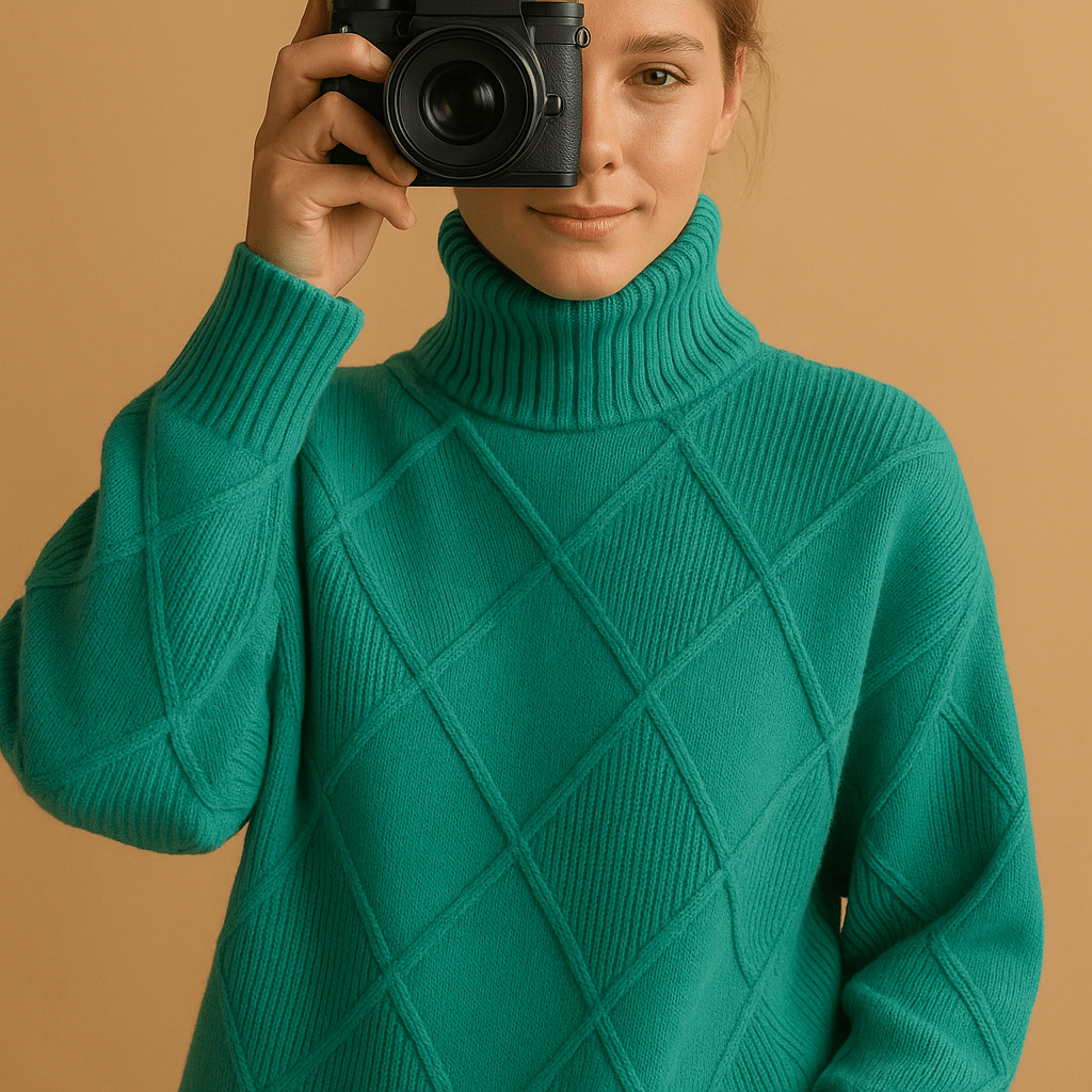 Women’s Knit Turtleneck Sweater - North Wardrobe