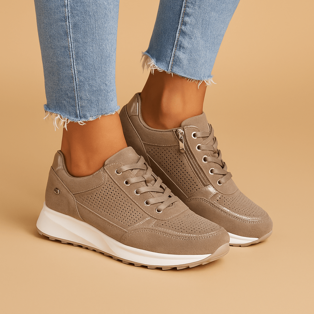 Women’s Zip - Up Mesh Sneakers - North Wardrobe