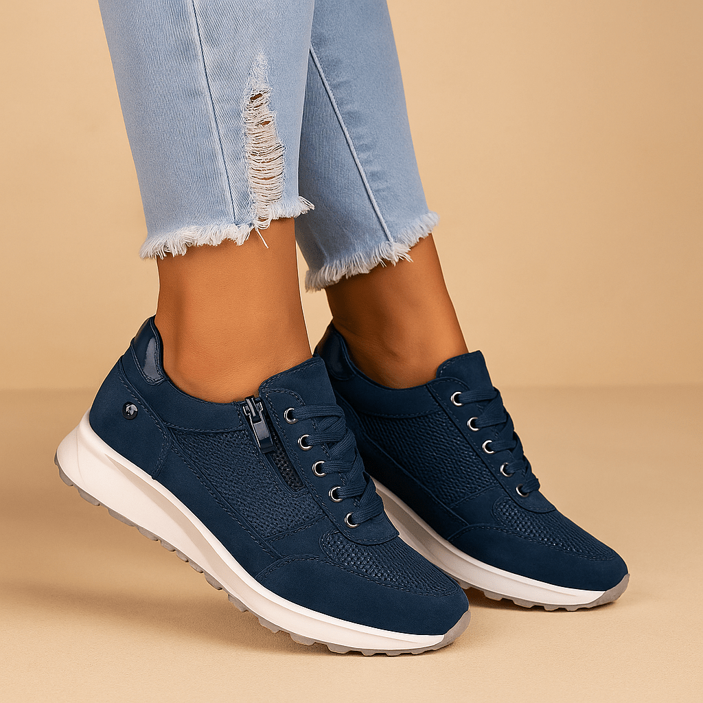 Women’s Zip - Up Mesh Sneakers - North Wardrobe